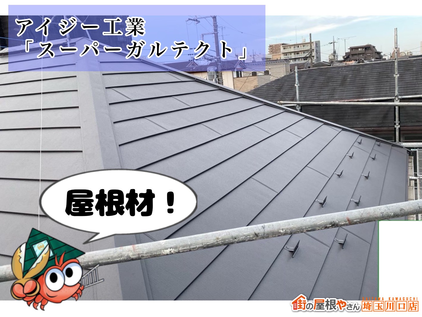 屋根材　アイジー工業｜スーパーガルテクト